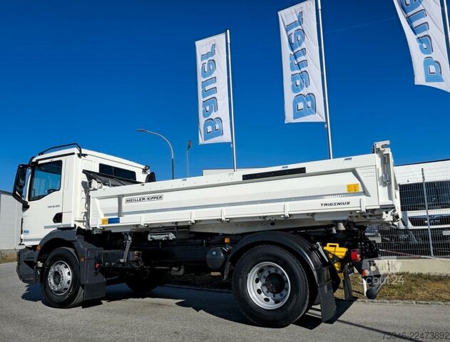 Tre-sidet tipbil MAN TGM 18.320 / 4x2 / Meiller/Kipper/NL 10,3 To/Neu