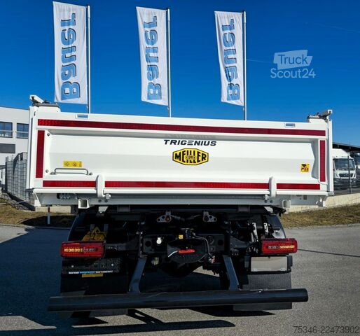 Tre-sidet tipbil MAN TGM 18.320 / 4x2 / Meiller/Kipper/NL 10,3 To/Neu