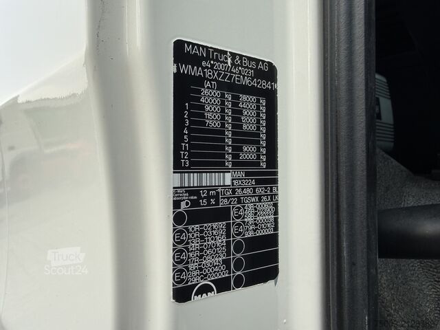 Standard SZM MAN TGX 26.480 6X2 Palfinger PK 35000 bis 23 Meter