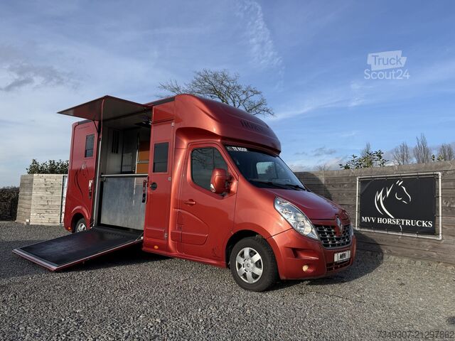 De vânzare: Remorcă pentru cai Renault Master unică și foarte luxoasă cu Roelofsen Renault Master PAARDENWAGEN | HORSETRUCK | ROELOFSEN | ...