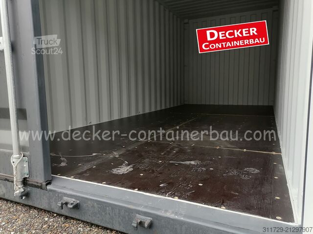 Shipping container Decker Containerbau 20 ft Seecontainer-NEU EINGETROFFEN