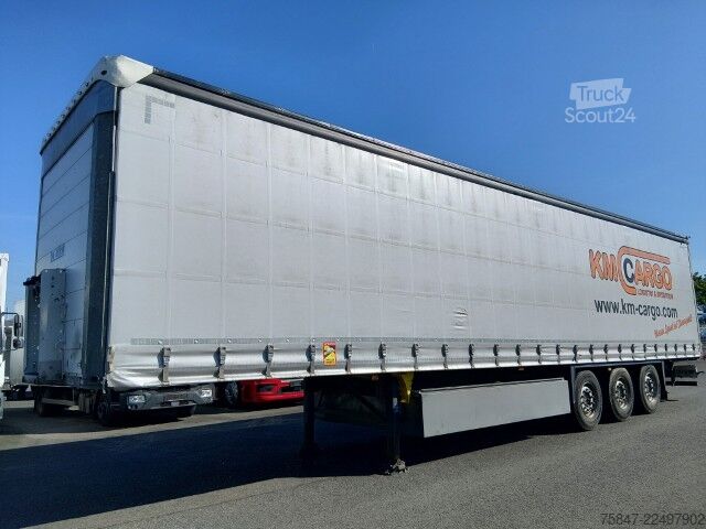Semi-reboque aberto com lona Schmitz Cargobull SCS 24/L-13.62 EB Liftachse