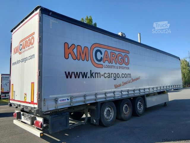 Semi-reboque aberto com lona Schmitz Cargobull SCS 24/L-13.62 EB Liftachse