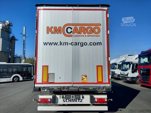 Semi-reboque aberto com lona Schmitz Cargobull SCS 24/L-13.62 EB Liftachse
