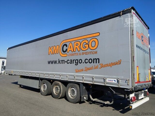 Semi-reboque aberto com lona Schmitz Cargobull SCS 24/L-13.62 EB Liftachse