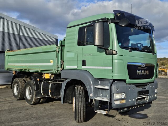 Camion ribaltabile trilaterale MAN TGS 26.480 6x4 BB