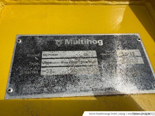 друго Multihog Kombi-Schneepflug+Kehrwalze