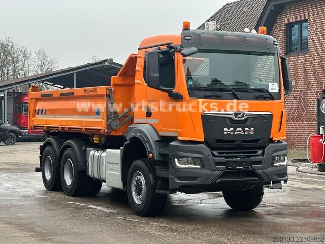 Dreiseitenkipper LKW MAN MAN TGS 33.470 Meiller-DSK *Bordmatic*
