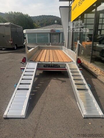 Dieplader oplegger HUMBAUR HS 754520 BS Baumaschinentransporter Tieflader