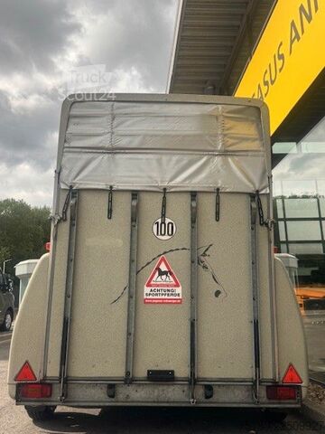 Remolque de transporte de caballos BÖCKMANN Top Master 2-Pferdeanhänger Vollpoly