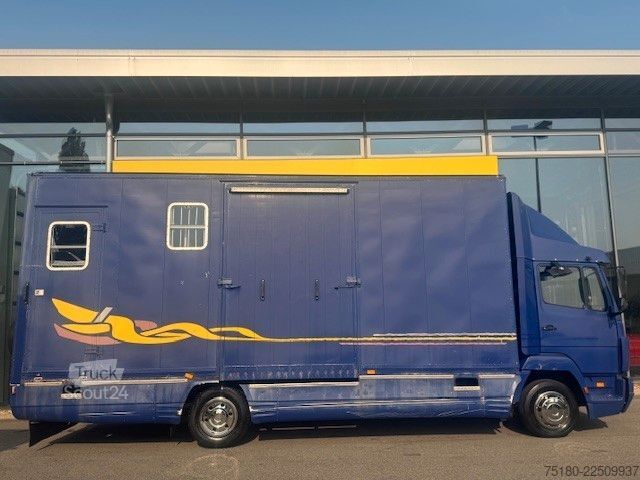 Gyvulių vežėjas MERCEDES-BENZ 814 L Pferdetransporter Pferdelkw 7,5t