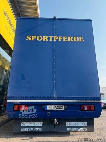 Gyvulių vežėjas MERCEDES-BENZ 814 L Pferdetransporter Pferdelkw 7,5t