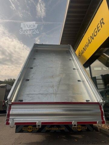 Dreiseitenkipper Anhänger HUMBAUR HTK 145024 Dreiseitenkipper Anhänger 14t.