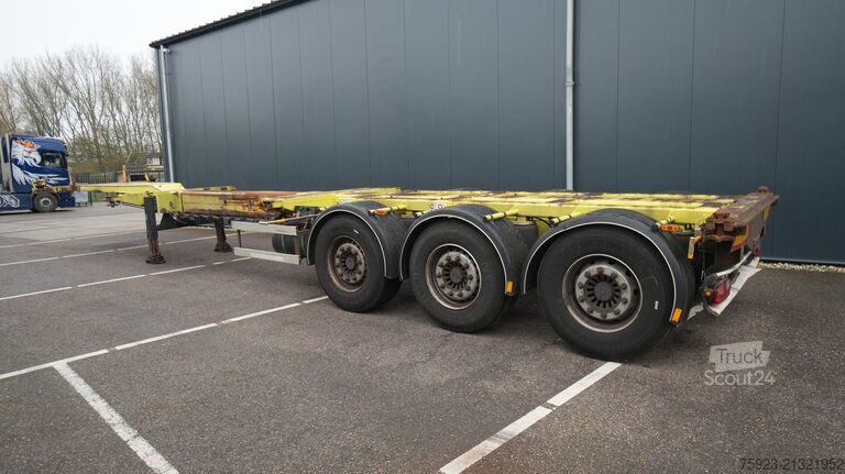 Transport kontenerowy D-tec Extendable container transport trailer