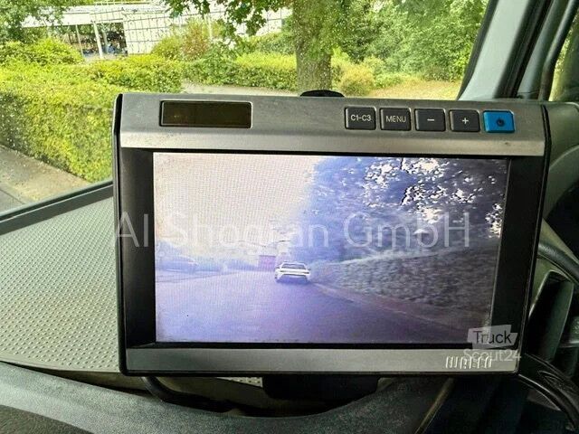 System med krogarm Mercedes-Benz Actros 3241 8x4/Abrollkipper+Fassi F155/Euro5