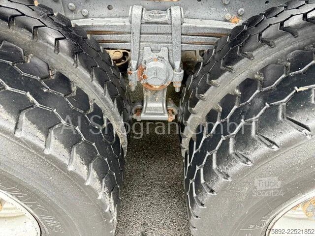 System med krogarm Mercedes-Benz Actros 3241 8x4/Abrollkipper+Fassi F155/Euro5