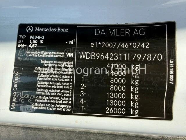 Damperli kamyon Mercedes-Benz Arocs 4151 8x4/ 2 x - Seiten Kipper Meiller/Euro6