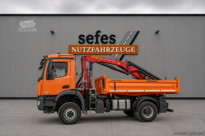 Truck mounted crane Mercedes-Benz Arocs 1835 Kran AK PK19001