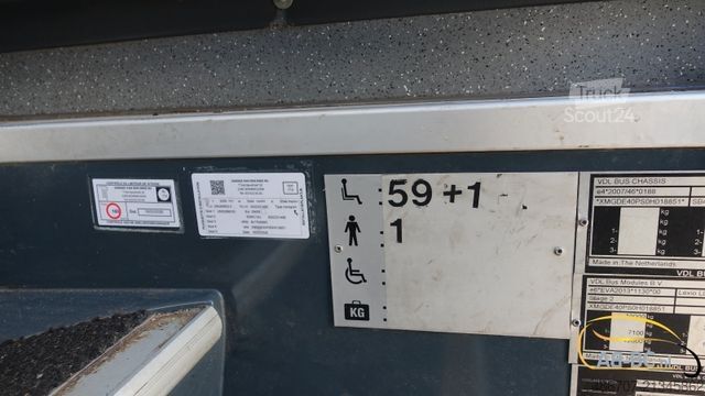 Überlandbus VDL Lexio 61 Sitze EURO 5 Km Orginel