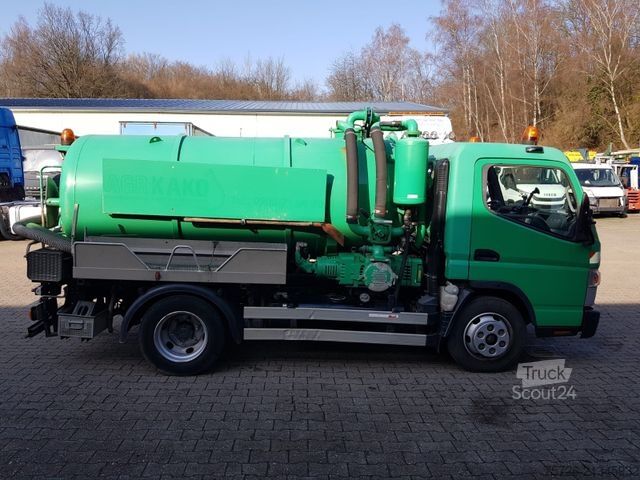 Vacuümtankwagen MITSUBISHI Fuso Canter, Saugwagen, Euro 6, neue Inspektion