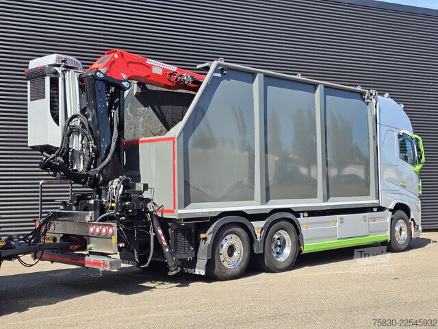 Tippbil med kran Volvo FH 500 6x2*4 / +TIPPER TRAILER / CRANE