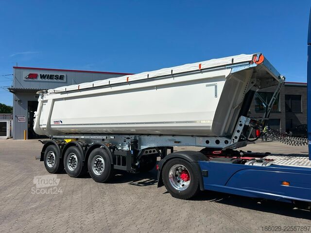 مقطورة نصف قلابة SCHMITZ CARGOBULL SKI 24 SL 7.2 Stahlkipper 26m³ Elektr. Verdeck