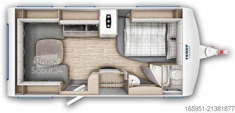 Bivalnik Fendt Bianco Selection 465 SFB Mod.251800kgTV Halter