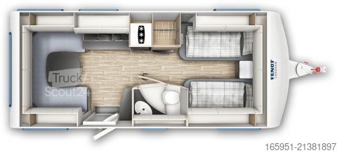 Husvagn Fendt Apero 515 SG 2000KG,SafetyPaketTVHalter