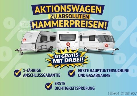 Przyczepa kempingowa Knaus Südwind 500 FU 60 Years Sie sparen € 5364,00