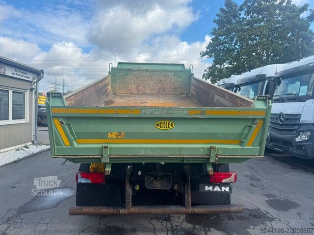 شاحنة قلابة ثلاثية الجوانب MAN TGM 18.340 BL 4X2 Meiller3-Seitenkipper/7400kg