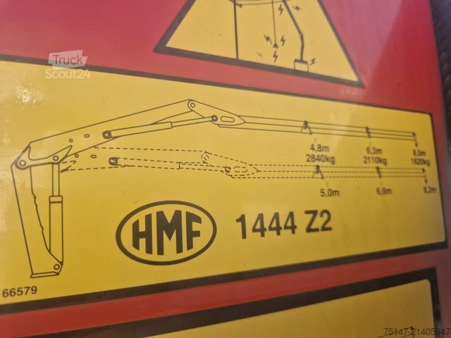 Саміоскид RENAULT Premium Lander 340 DXi 2-S.-Kipper HMF Heckkran