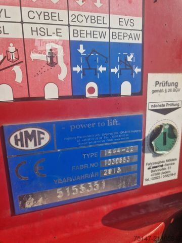 Саміоскид RENAULT Premium Lander 340 DXi 2-S.-Kipper HMF Heckkran