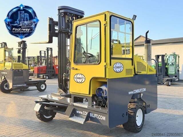 četruvirzienu iekrāvējs Combilift C5000 XL GAS TRIPLEX 6920 FORK POSITIONE