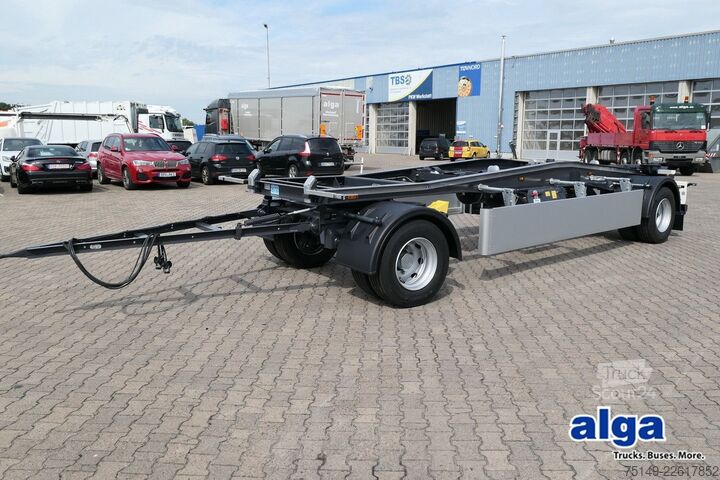 Самосвальный прицеп HKM G18 SZL 5,0, Schlitten, Container, Luft, Scheibe