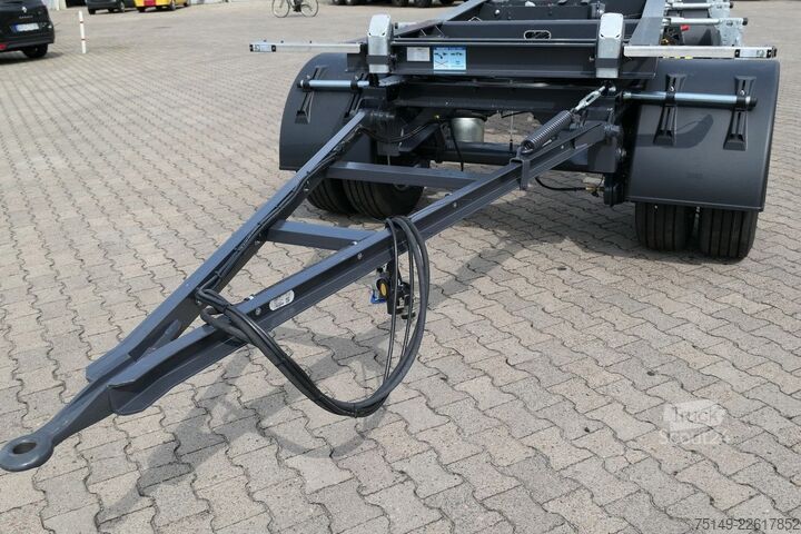 Самосвальный прицеп HKM G18 SZL 5,0, Schlitten, Container, Luft, Scheibe
