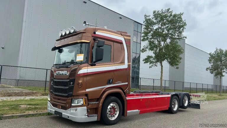 Châssis avec cabine Scania R730 V8 NGS NL kent | 4.55 | Full air | Alcoa |...