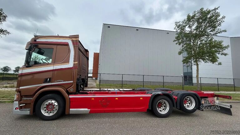 Châssis avec cabine Scania R730 V8 NGS NL kent | 4.55 | Full air | Alcoa |...