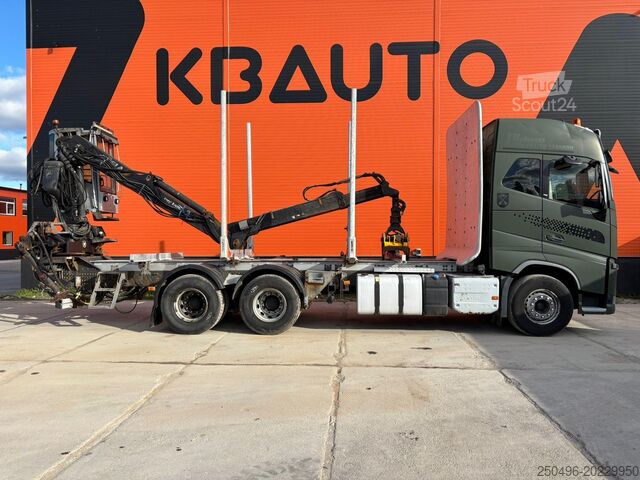Rąstų transporteris Volvo FH 16 650 6x4 Kesla 2110 / CHASSIS L=7223 mm