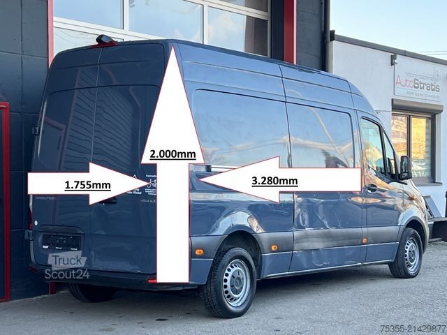 Højt tag varevogn MERCEDES-BENZ Sprinter 314 CDI Klima MBUX Kamera Spurhalteass.