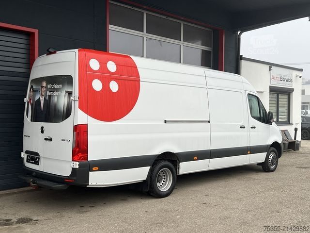 Højt tag varevogn MERCEDES-BENZ Sprinter 516 CDI UltraMaxi XXL Klima Tempo. AHK