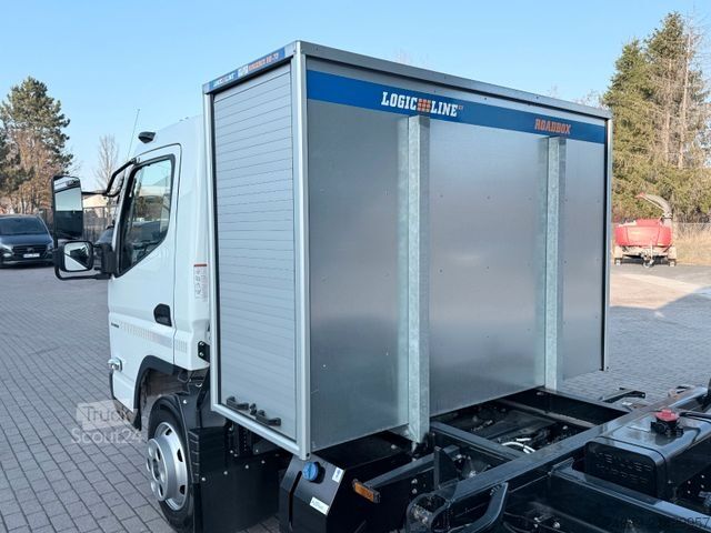 Tre-sidet tipbil FUSO Canter 9C18 Meiller Road Box Tageszulassung