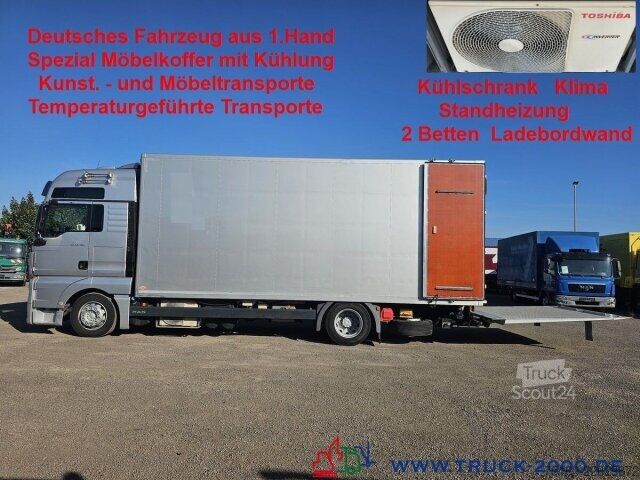 Autocarro con cassone MAN TGX 18.360 Spezial Kunst+Möbeltransp mit Kühlung