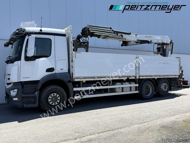 Autocarro con cassone fisso Mercedes-Benz Antos 2536 LL Pritsche HMF 2110-L5