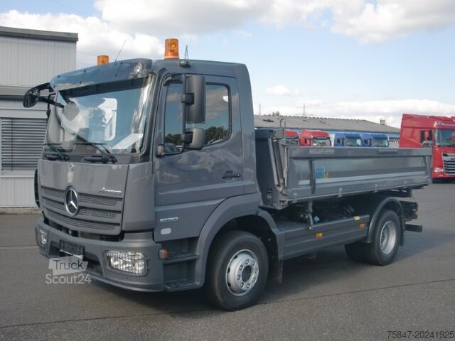 Autocamion basculabil trilateral Mercedes-Benz Atego 1530 K  Meiller 2x AHK