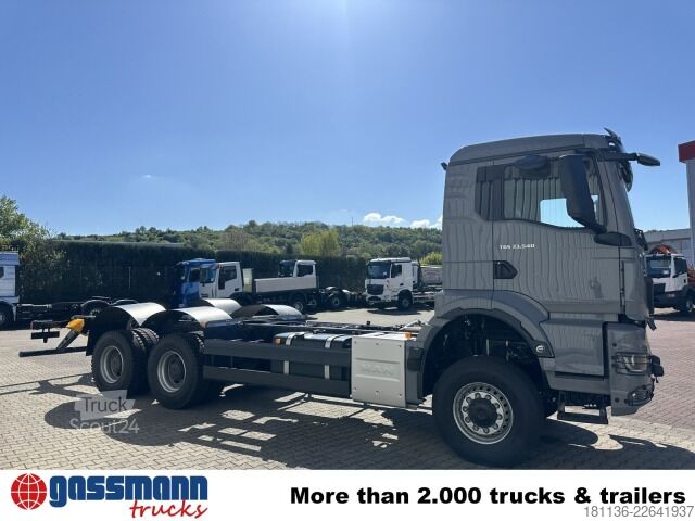 Kamyon şasisi MAN TGS 33.540 6x6 BB CH, Intarder