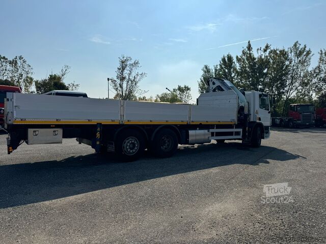 Flatbed + crane CORMACH 27.500 DAF CF 75-360 CASSONE+GRU CORMACH 27.500