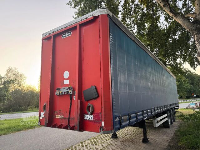 Sliding tarpaulins Van Hool 3-ass schuifzeilen oplegger