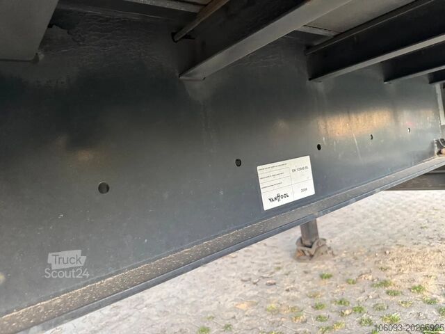 Sliding tarpaulins Van Hool 3-ass schuifzeilen oplegger
