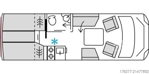 Demi-intégralité Burstner Signature SFT 7.0 Fiat