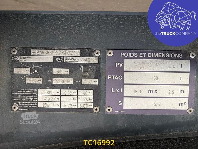 Lonas deslizantes Fruehauf 